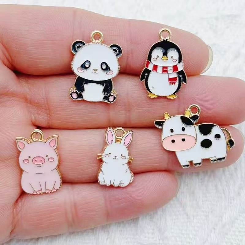 Jewelry Making Party - 10 stks Cartoon Pinguïn Panda DIY