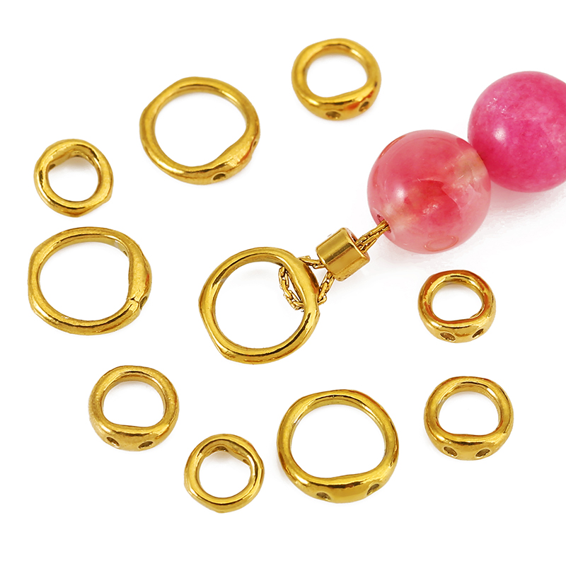 Jewelry Making Pieces - 30 stuks 5/6/8mm RVS kralenbenodigdheden kettinggespen