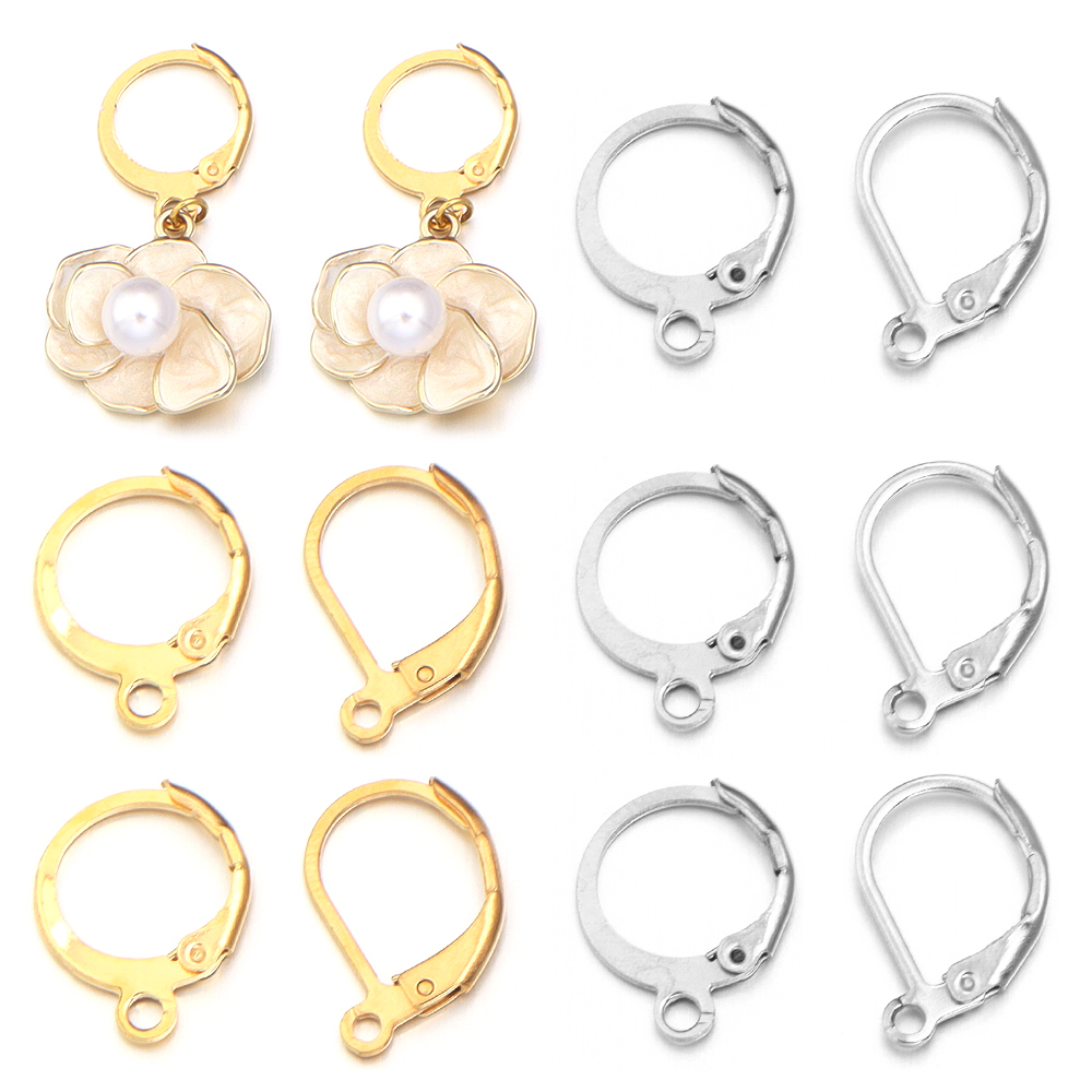Jewelry Making Ideas - 20 stks/partij Rvs Oorhaak Ronde Oorbel