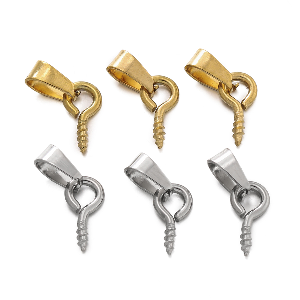 Jewelry Making Rivets - 20 stuks roestvrijstalen schroef oogpinnen borgtocht