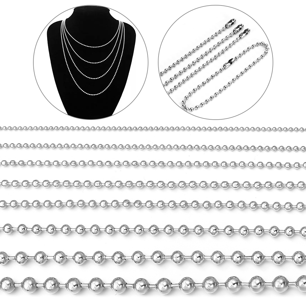 Chain Roll Cable - 5 yards/roll Rvs Ball Bead Chain