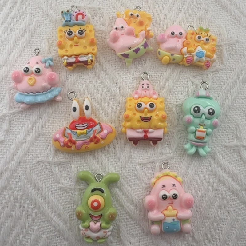 Jewelry Making Party - 10 stuks cartoonhars hangers, DIY sieraden