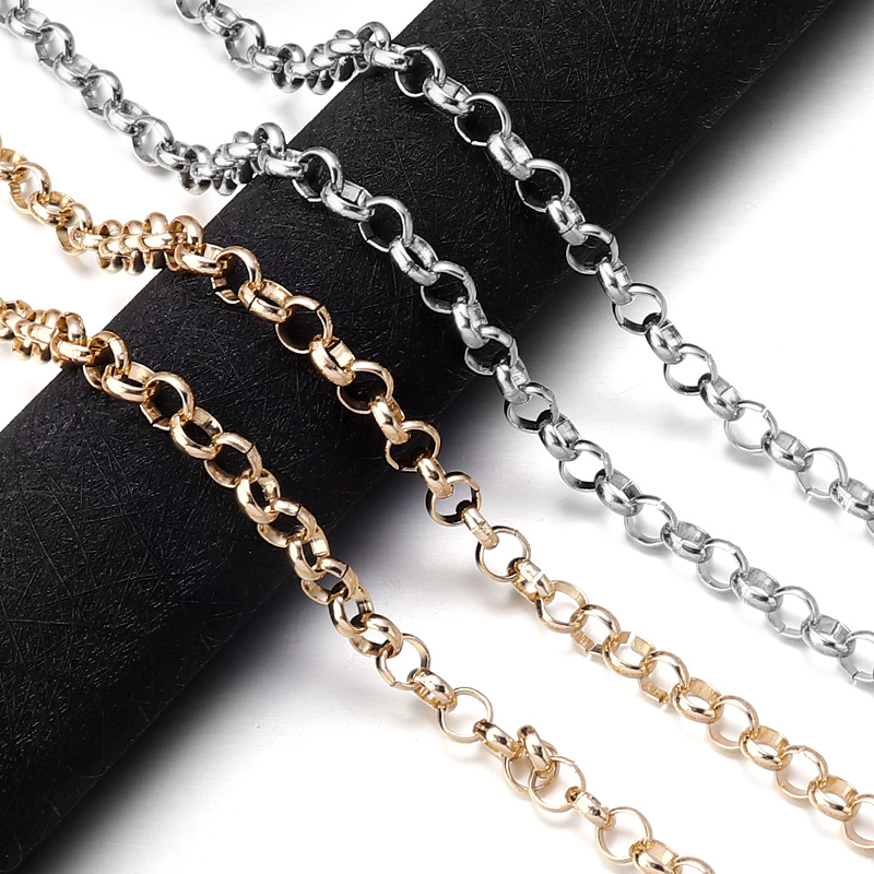 Chain Roll Cable - 5 yards/rollen aluminium kruiskettingen O-vorm ketting