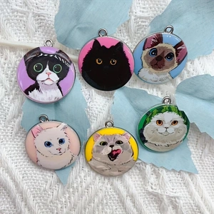 10 stuks cartoon dier kat emai - Jewelry Making Party recensie en prijs