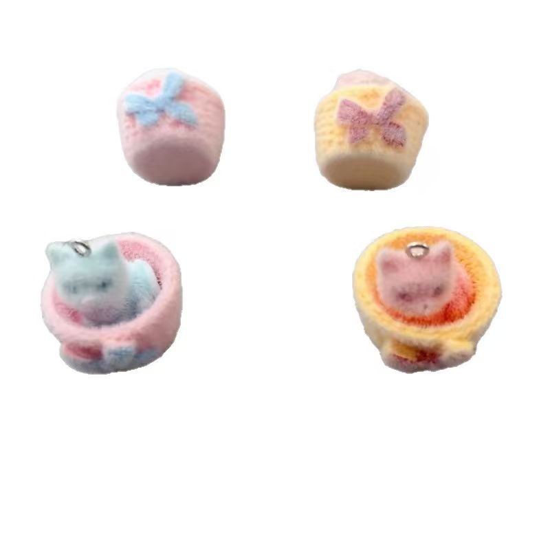 4 stuks 3D pluche hars kattenh - Jewelry Making Party recensie en prijs