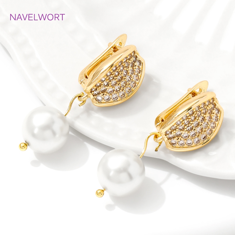 18K vergulde messing oorhaakje - Jewelry Making Pieces recensie en prijs