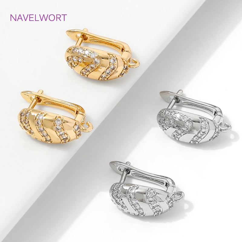 18K vergulde messing oorhaakje - Jewelry Making Pieces recensie en prijs