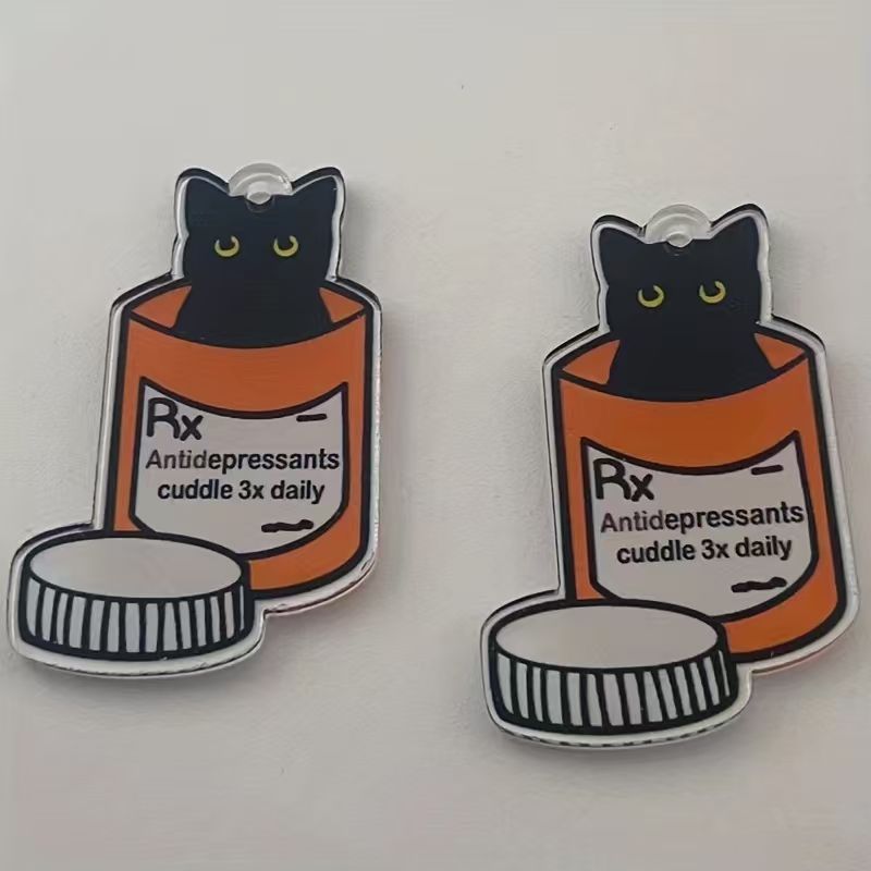 10 stuks acryl medicijnkat han - Jewelry Making Party recensie en prijs
