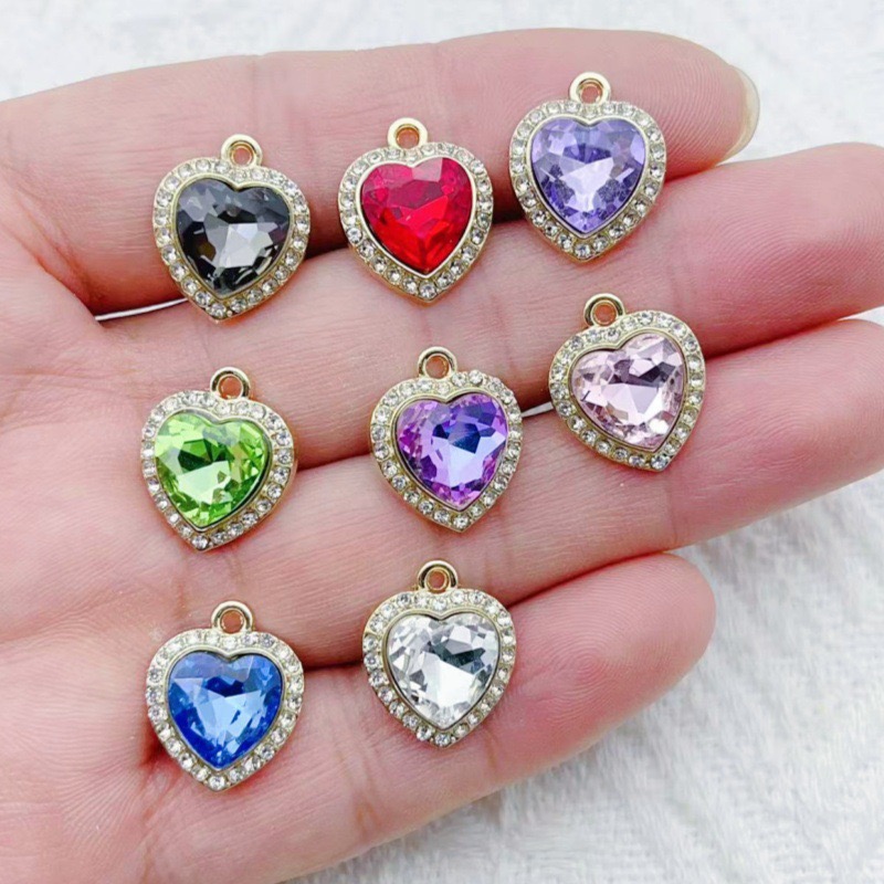 10 stuks hartvormige ingelegde - Jewelry Making Party recensie en prijs