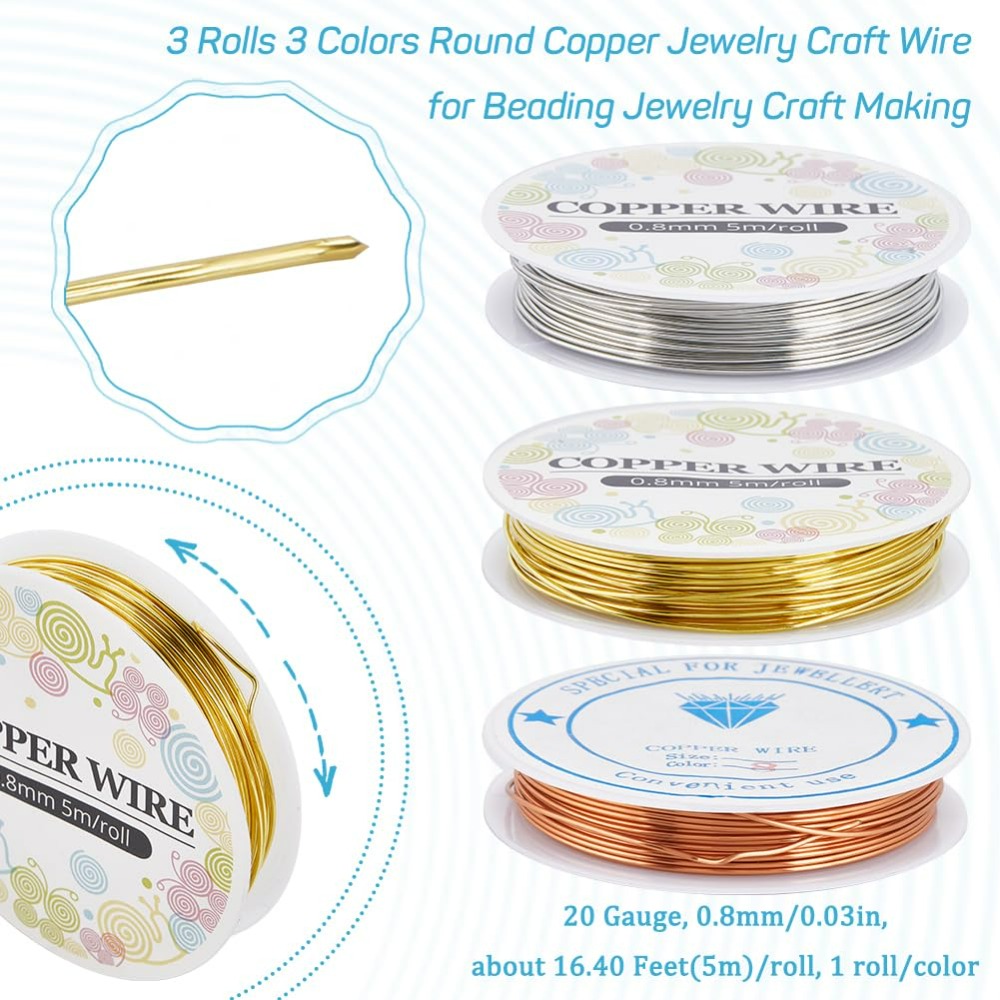 12,8 m koperen sieraden draad  - Jewelry Making Tutorials recensie en prijs