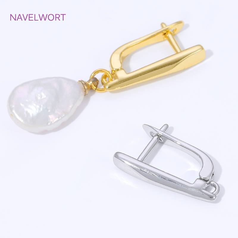 18K vergulde gladde oorhaakjes - Jewelry Making Pieces recensie en prijs