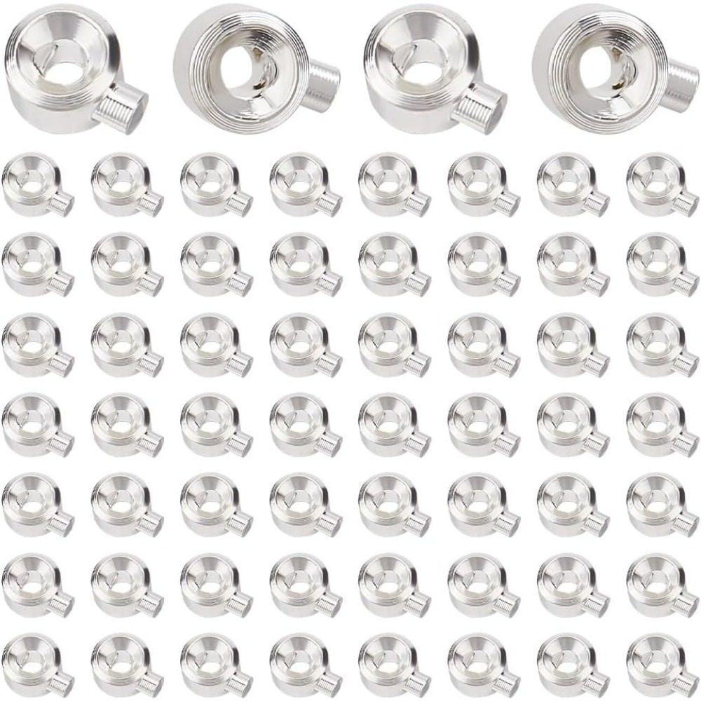 60 STKS Messing Knijpkralen 92 - Jewelry Making Silver recensie en prijs
