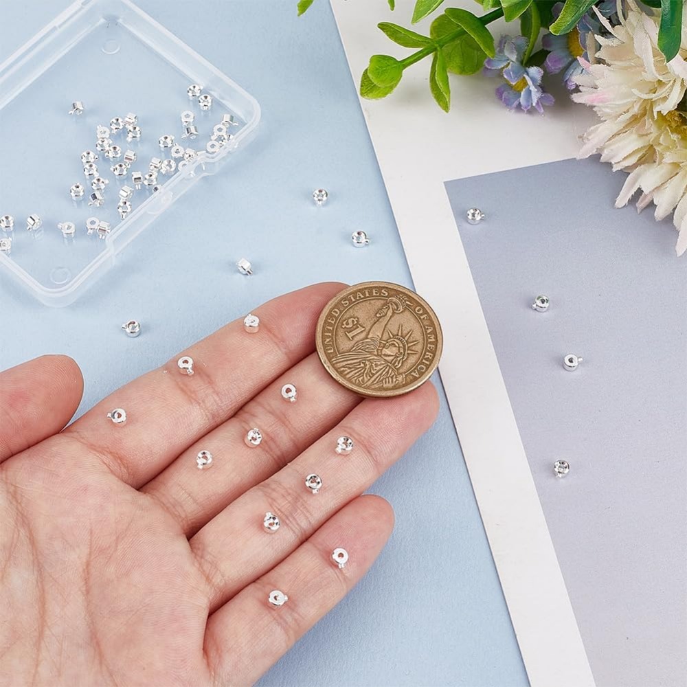 60 STKS Messing Knijpkralen 92 - Jewelry Making Silver recensie en prijs