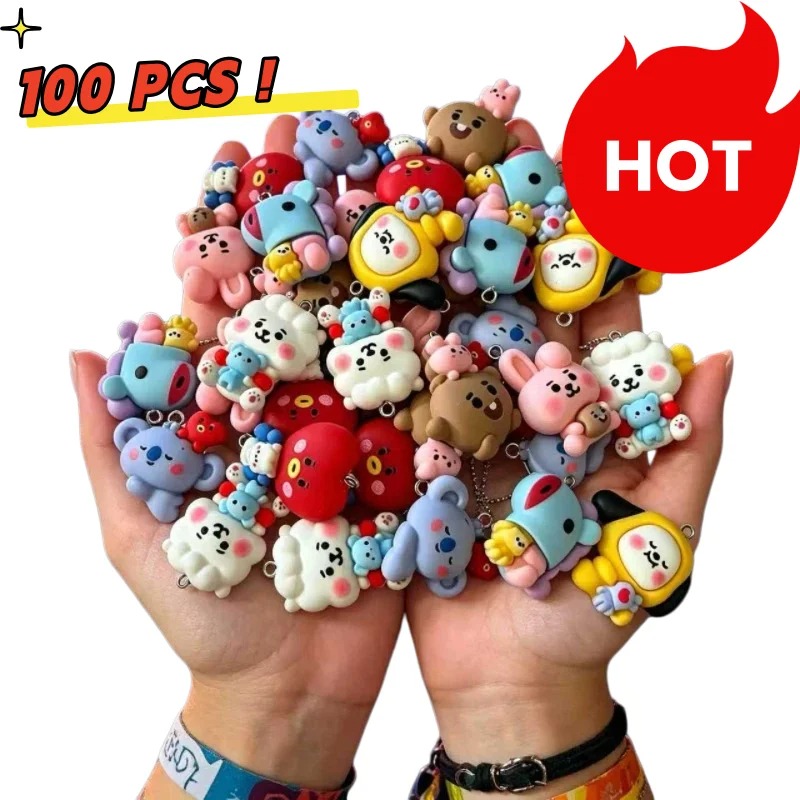 7 stks BT21 Hars Cartoon Charm - Jewelry Making Ideas recensie en prijs