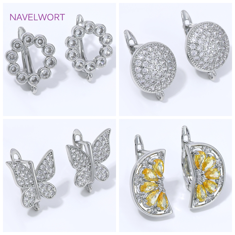 18K vergulde waaier-vormige bl - Jewelry Making Pieces recensie en prijs