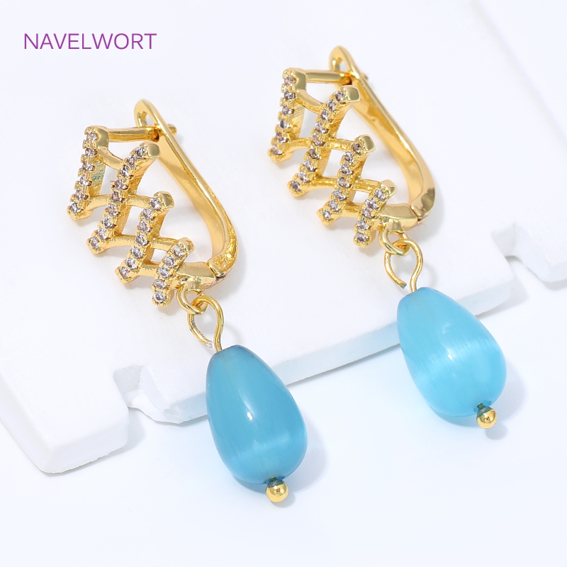 18K vergulde waaier-vormige bl - Jewelry Making Pieces recensie en prijs