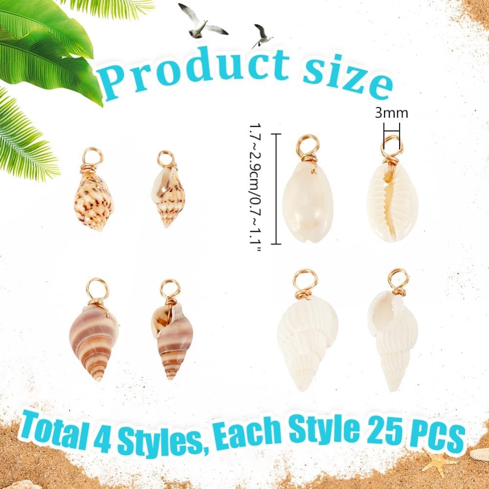 100 stks 4 Stijlen Natuurlijke - Jewelry Making Tutorials recensie en prijs