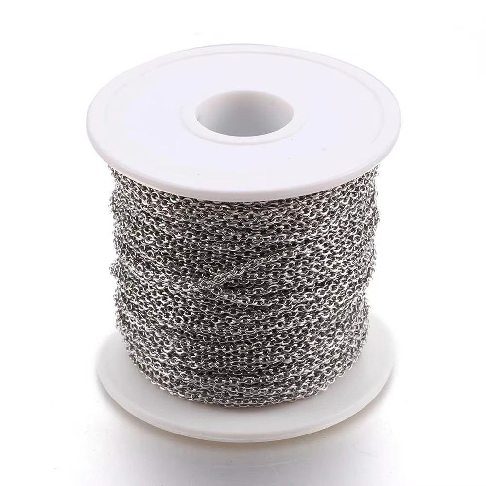 PandaHall 50m/rol RVS Kabelket - Chain Roll Cable recensie en prijs