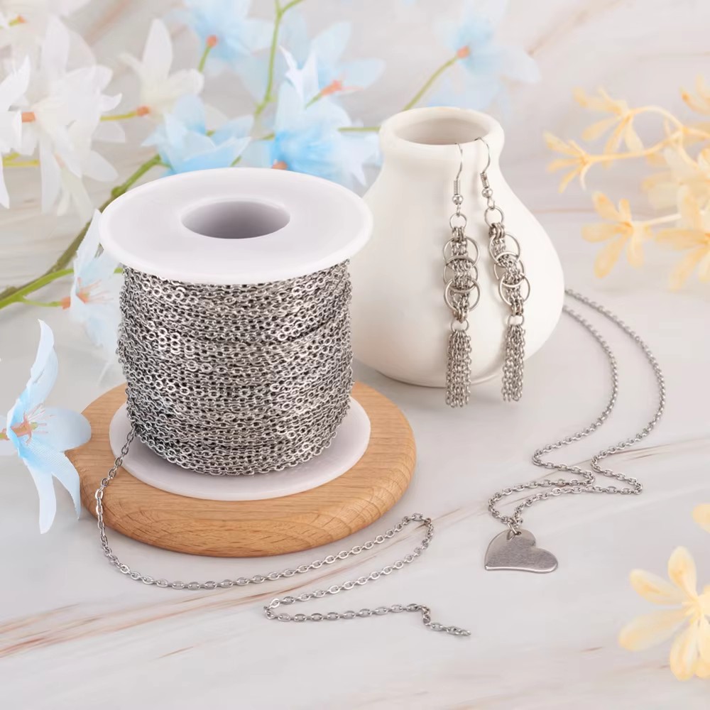 PandaHall 50m/rol RVS Kabelket - Chain Roll Cable recensie en prijs