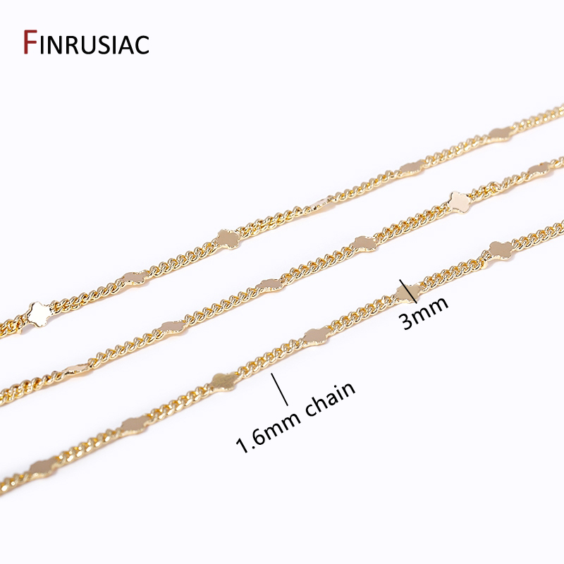 14K Vergulde Messing Paillette - Chain Roll Cable recensie en prijs