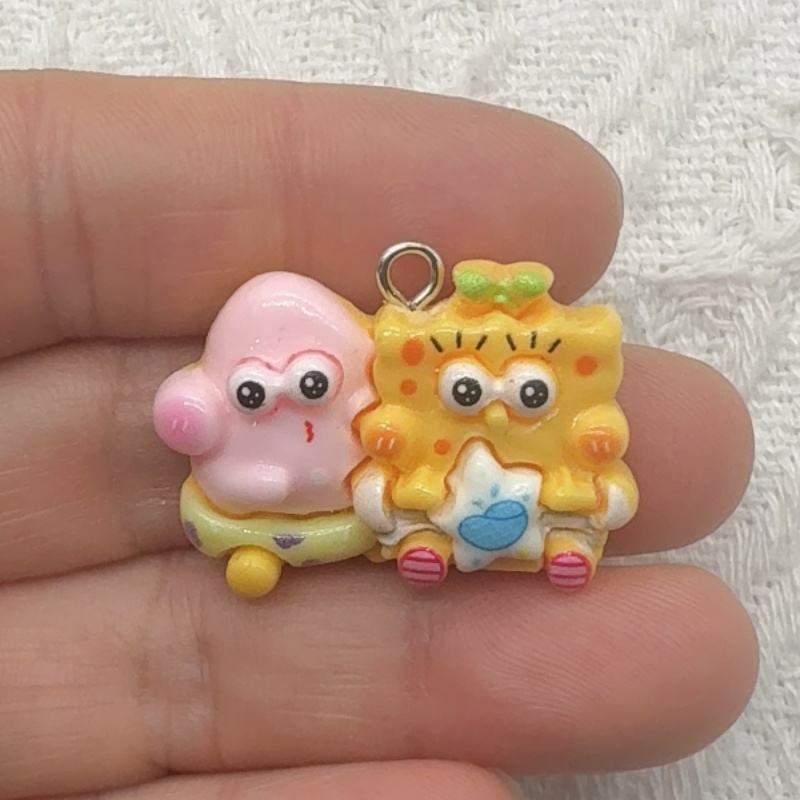 10 stuks cartoonhars hangers,  - Jewelry Making Party recensie en prijs