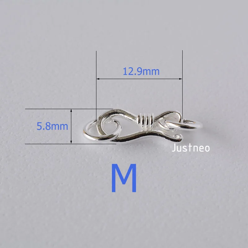 Sterling zilveren S haak- en o - Jewelry Making Silver recensie en prijs