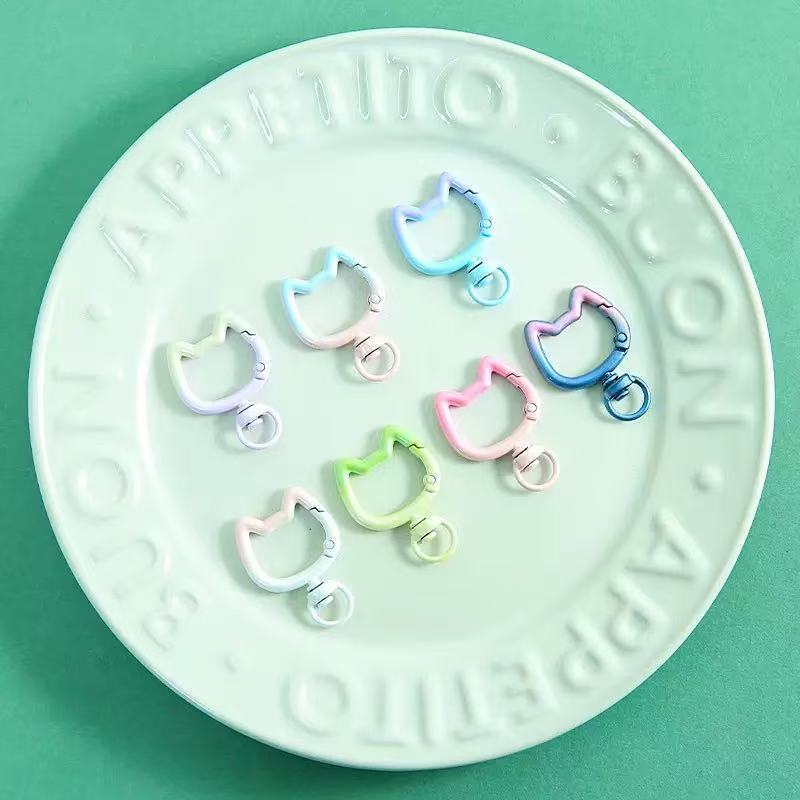 5-10PCS Gradiënt Leuke Kat Slu - Jewelry Making Ideas recensie en prijs